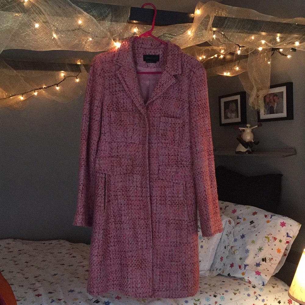 Bcbg long jacket pink!!!